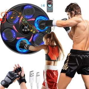 Smart Boxing Trainer with Gloves and Wall Mount