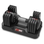 EnterSports 18kg Adjustable Dumbbells for Home Gym