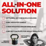 Adjustable Kettlebell Set for Strength Training
