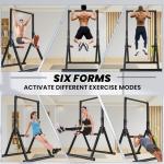 Adjustable Foldable Power Tower for Home Workouts