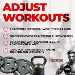 Adjustable Kettlebell Set for Strength Training
