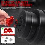 FK Sports Adjustable Dumbbells Set for Home Gym
