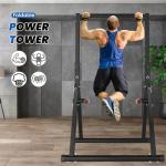 Adjustable Foldable Power Tower for Home Workouts