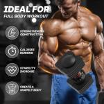 EnterSports 18kg Adjustable Dumbbells for Home Gym