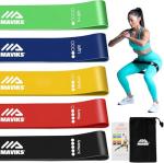 MAVIKS Set of 5 Resistance Bands for Workouts