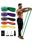 5-Piece Stackable Resistance Bands Set with Accessories