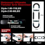 Shaker Twister Arm Trainer for Total Body Fitness