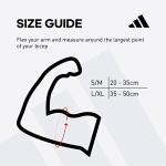 Adidas Compression Arm Sleeves for Adults, White