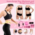 Goocrun Pilates Ring and Resistance Bands Set