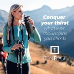 Iron Flask 40 oz Sports Water Bottle - Black