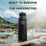 Iron Flask 40 oz Sports Water Bottle - Black