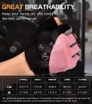 Fingerless Workout Gloves for Weightlifting & Training