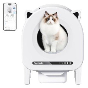 Smart Self-Cleaning Litter Box for Multiple Cats
