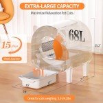 Smart Self-Cleaning Litter Box for Multiple Cats