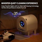 Smart Self-Cleaning Litter Box for Multiple Cats