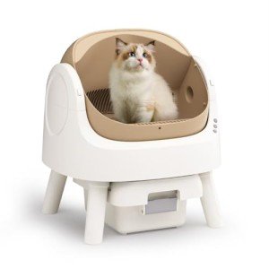 Self-Cleaning Automatic Cat Litter Box with Sensors