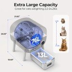 Self-Cleaning Extra Large Cat Litter Box