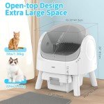 Self-Cleaning Cat Litter Box for Multiple Cats