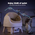 Self-Cleaning Automatic Cat Litter Box with Sensors