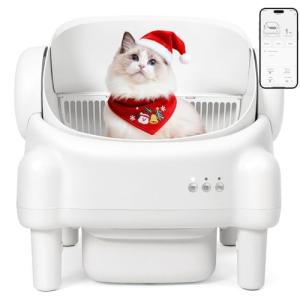 Automatic Self-Cleaning Litter Box for Multi-Cat Homes