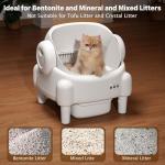 Automatic Self-Cleaning Litter Box for Multi-Cat Homes
