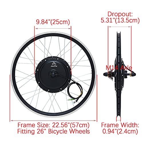 36V 750W Brushless eBike Conversion Kit