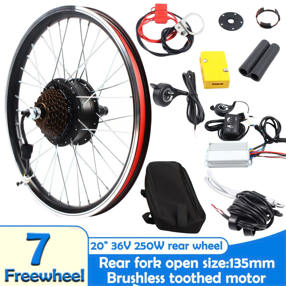 Electric E-Bike Conversion Kit with Hub Motor
