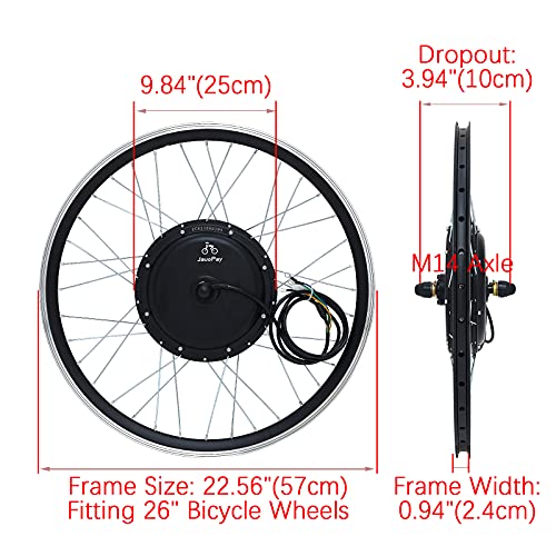 JauoPay 750W Electric Bike Conversion Kit 26