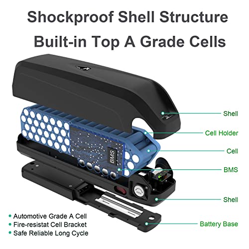 48V 13Ah Lithium-Ion E-Bike Battery