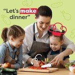 Kid Safe Plastic Knives and Cutting Board Set
