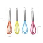 Colorful Mini Whisks Set for Kids' Cooking
