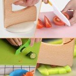 Kids' 8-Piece Wooden Cooking Knife Set