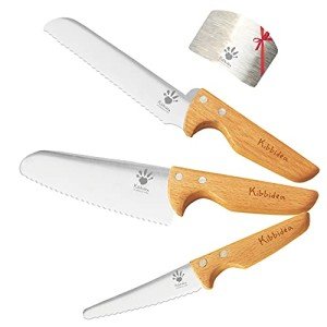Kibbidea Kids Safe Knife Set for Cooking