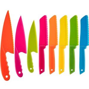 Kid-Friendly 8-Piece Cooking Knife Set