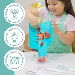 Kids Kitchen Knife and Foldable Cutting Board Set