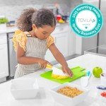 Kids Kitchen Knife and Foldable Cutting Board Set