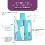 Kids Kitchen Knife and Foldable Cutting Board Set