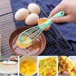 Mini Silicone Whisks Set for Kids Cooking