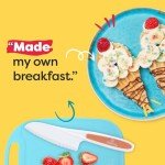 Kids Cooking Set with Real Utensils and Guide