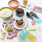 Kids Cooking Set with Real Utensils and Guide