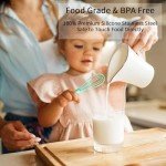 Mini Silicone Whisks Set for Kids Cooking