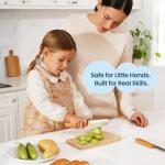 Kibbidea Kids Safe Knife Set for Cooking