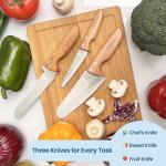 Kibbidea Kids Safe Knife Set for Cooking