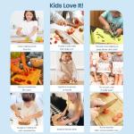 Kibbidea Kids Safe Knife Set for Cooking