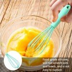 Mini Silicone Whisks Set for Kids Cooking