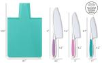 Kids Kitchen Knife and Foldable Cutting Board Set