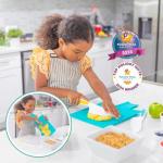 Kids Kitchen Knife and Foldable Cutting Board Set