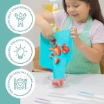 Kids Kitchen Knife and Foldable Cutting Board Set