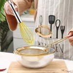 Colorful Mini Silicone Whisks - 4 Pack Set