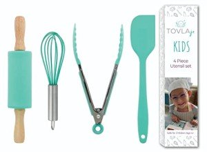 Tovla Jr. Kids Cooking Utensils - 4-Piece Set